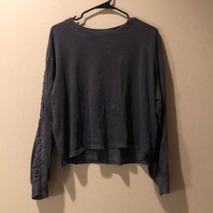 Hollister Gray long sleeve